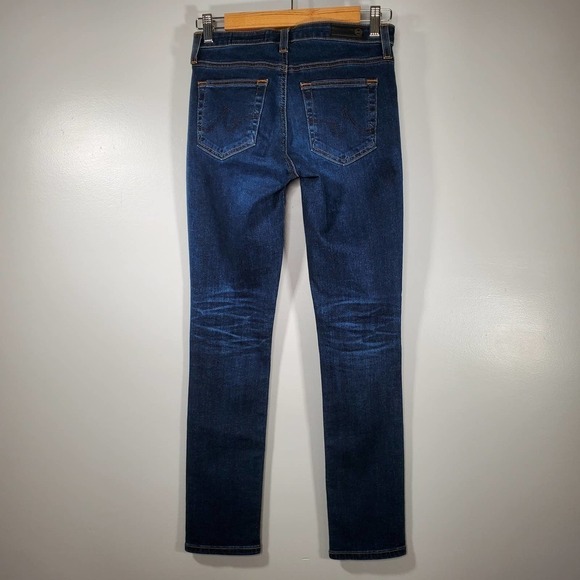 AG Adriano Goldschmied The Prima Ankle Cigarette Ankle Skinny Jeans Dark 24R - Picture 6 of 11